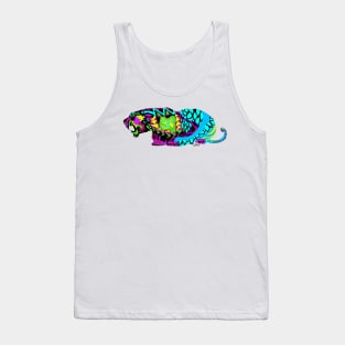 tiger uppercut ecopop in tribal asian beast with mexican patterns Tank Top